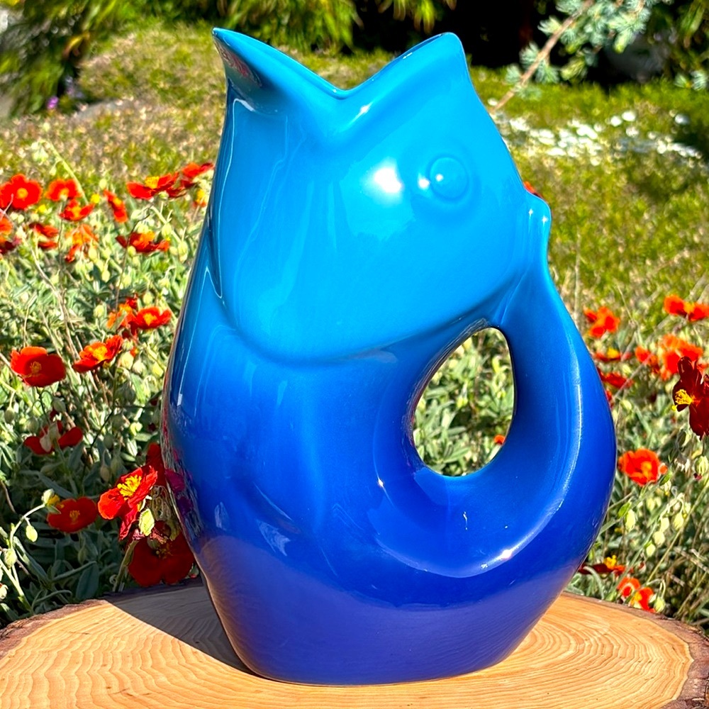 Large Ombré Cobalt GurglePot